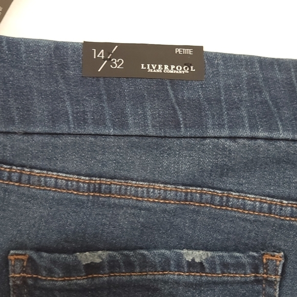 Liverpool Los Angeles The Denim Legging Pull-on Ankle Skinny Jean 14/32 Petite - Picture 8 of 15